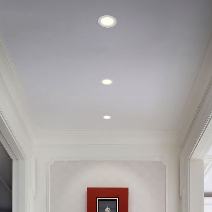 Immax NEO 07294L - LED Stmívatelné podhledové svítidlo DOWN LED/12W/230V Wi-Fi pr. 12 cm bílá