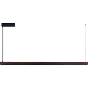 Immax NEO 07302L - LED Stmívatelný lustr na lanku MADEIRA LED/44W/230V Wi-Fi Tuya 202 cm ořech + dálkové ovládání