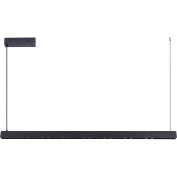 Immax NEO 07306L - LED Stmívatelný lustr na lanku MADEIRA LED/26W/230V Wi-Fi Tuya 122 cm černá + dálkové ovládání