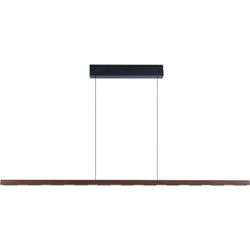 Immax NEO 07309L - LED Stmívatelný lustr na lanku se senzorem MADEIRA LED/37W/230V 157 cm ořech