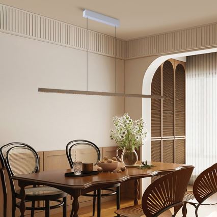 Immax NEO 07310L - LED Stmívatelný lustr na lanku se senzorem MADEIRA LED/37W/230V 157 cm jasan