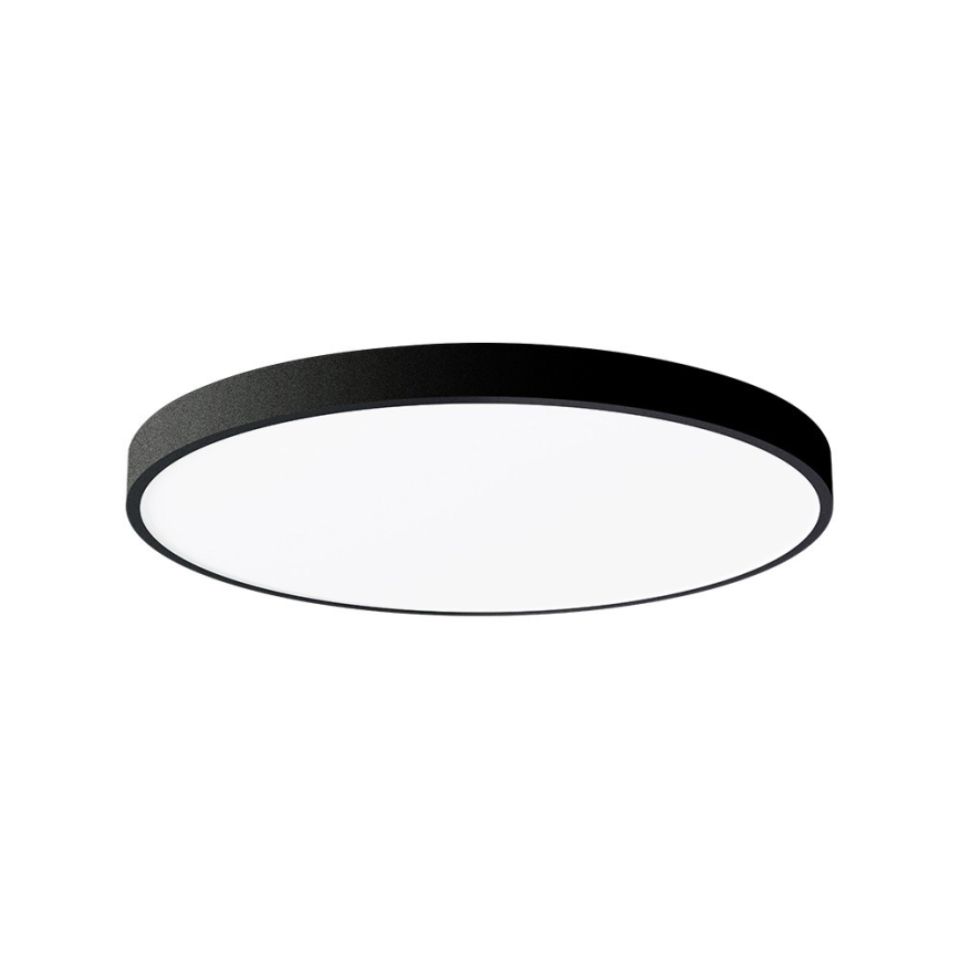Immax NEO 07313L - LED Stmívatelné stropní svítidlo SEMPLICI LED/96W/230V pr. 80 cm Wi-Fi Tuya černá + dálkové ovládání