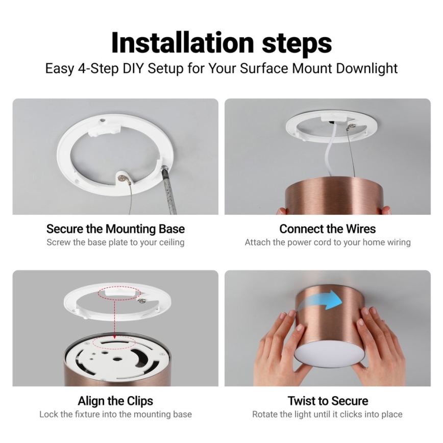 Immax NEO 07319L - LED Stmívatelné stropní svítidlo RONDATE LED/18W/230V pr. 11,5 cm Wi-Fi Tuya rose gold