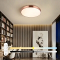 Immax NEO 07321L - LED Stmívatelné stropní svítidlo NEO LITE SEMPLICI LED/36W/230V pr. 40 cm Tuya rose gold + dálkové ovládání