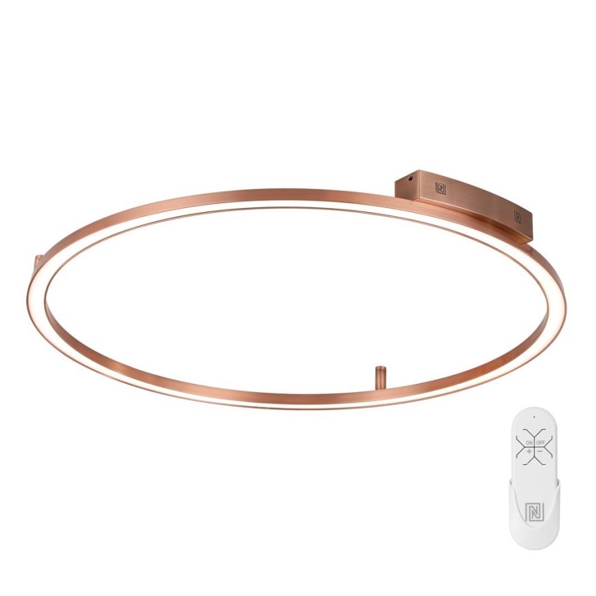 Immax NEO 07325-120C - LED Stmívatelné stropní svítidlo FINO LED/72W/230V 120 cm Tuya rose gold + dálkové ovládání