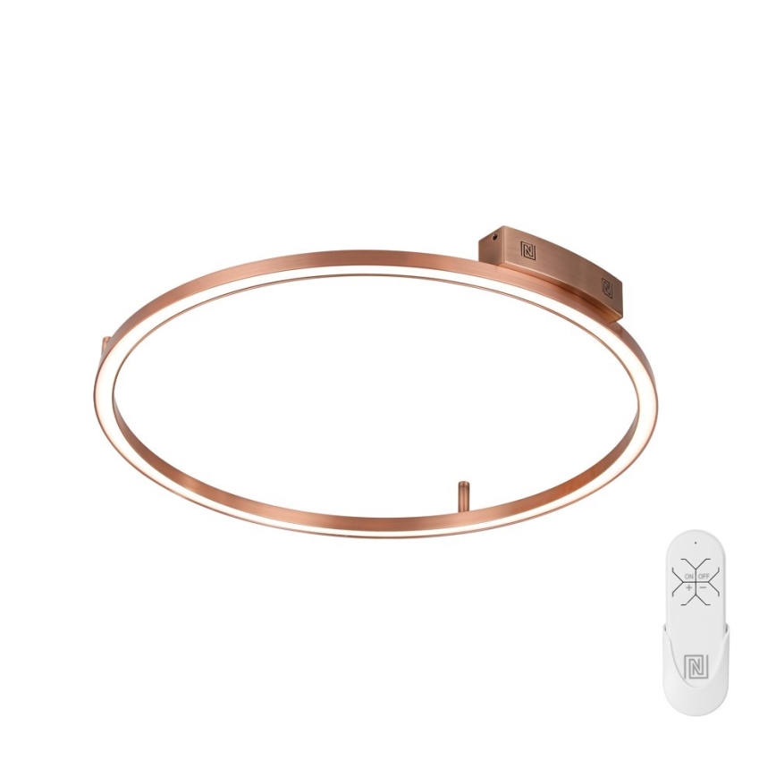 Immax NEO 07326-80C - LED Stmívatelné stropní svítidlo FINO LED/55W/230V 80 cm Tuya rose gold + dálkové ovládání