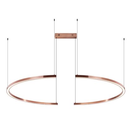 Immax NEO 07328L - LED Stmívatelný lustr na lanku FINO LED/72W/230V 120 cm Tuya rose gold + dálkové ovládání