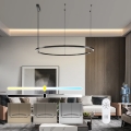 Immax NEO 07329L - LED Stmívatelný lustr na lanku FINO LED/72W/230V 120 cm černá Tuya + dálkové ovládání