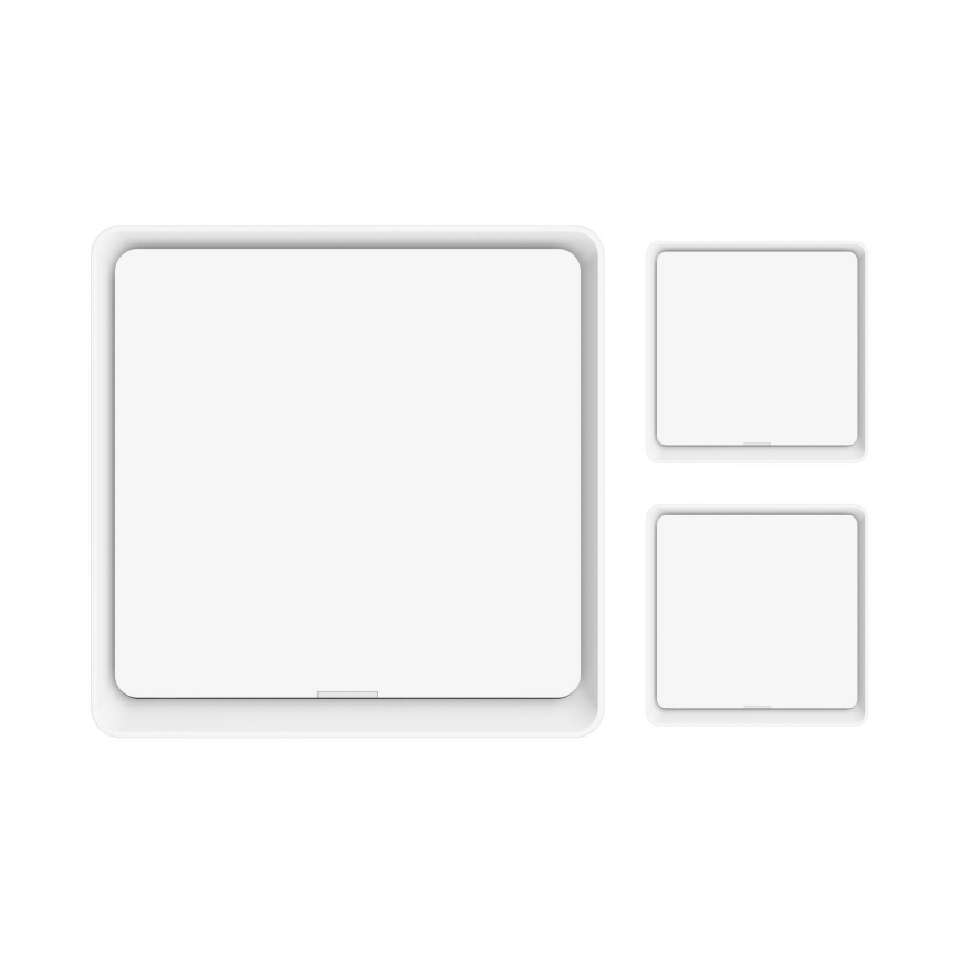 Immax NEO 07506C - SADA 3x Vypínač 1-tlačítkový SMART 3xCR2430 Zigbee 3.0 Tuya