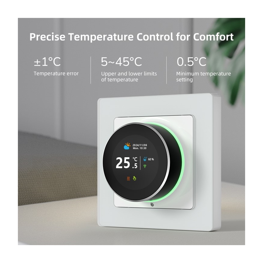 Immax NEO 07535L - Termostat pro elektrické podlahové topení SMART 230V/16A Wi-Fi Tuya