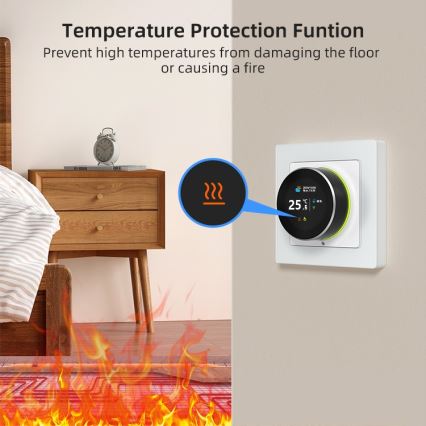 Immax NEO 07535L - Termostat pro elektrické podlahové topení SMART 230V/16A Wi-Fi Tuya
