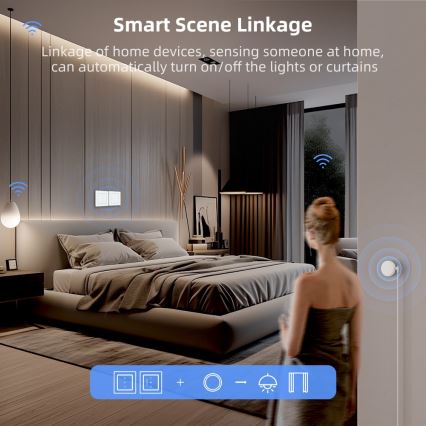 Immax NEO 07551L - Chytrý vypínač pro ovládání žaluzií a rolet 230V Tuya