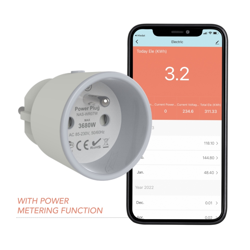 Immax NEO 07715L - Chytrá zásuvka NEO LITE Smart Tuya