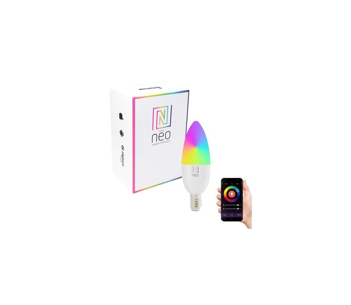  NEO SMART LED E14 6W RGB+CCT+CCT barevná a bílá, stmívatelná, WiFi 07716L