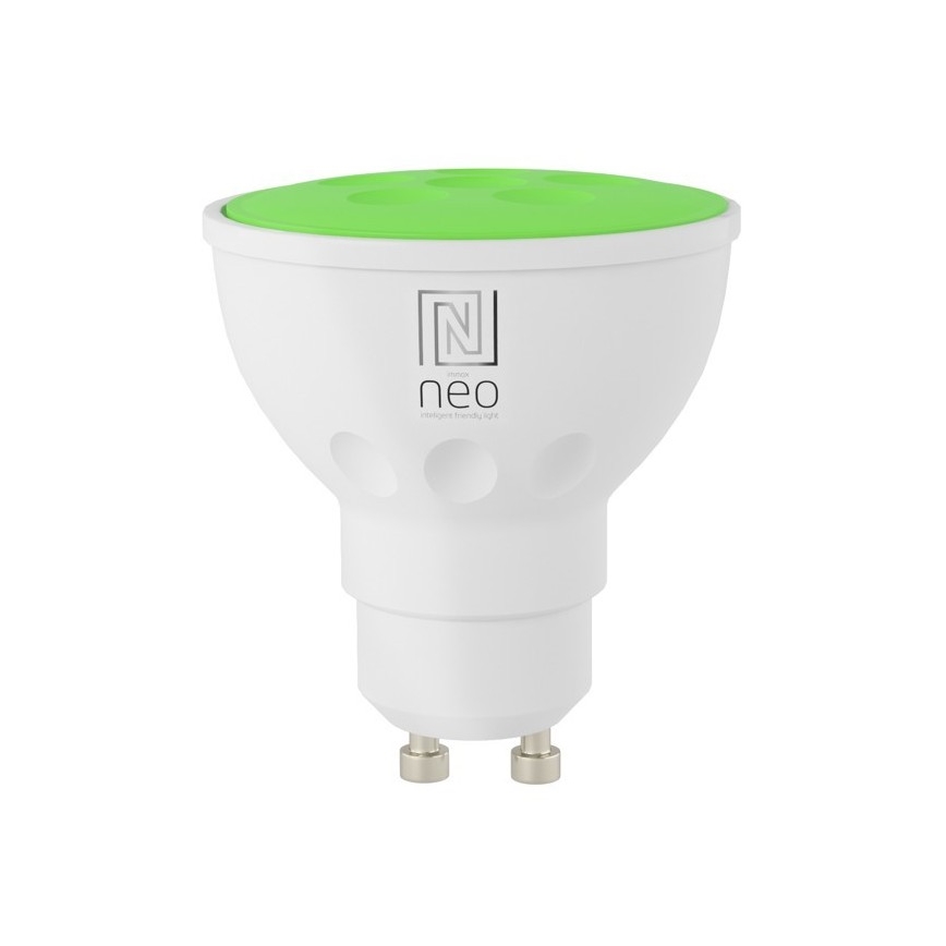 Immax NEO 07724L - LED RGB+CCT Stmívatelná žárovka GU10/4,8W/230V 2700K Wi-Fi Tuya