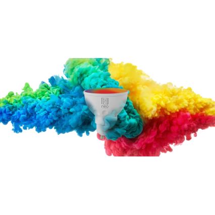 Immax NEO 07724L - LED RGB+CCT Stmívatelná žárovka GU10/4,8W/230V 2700K Wi-Fi Tuya