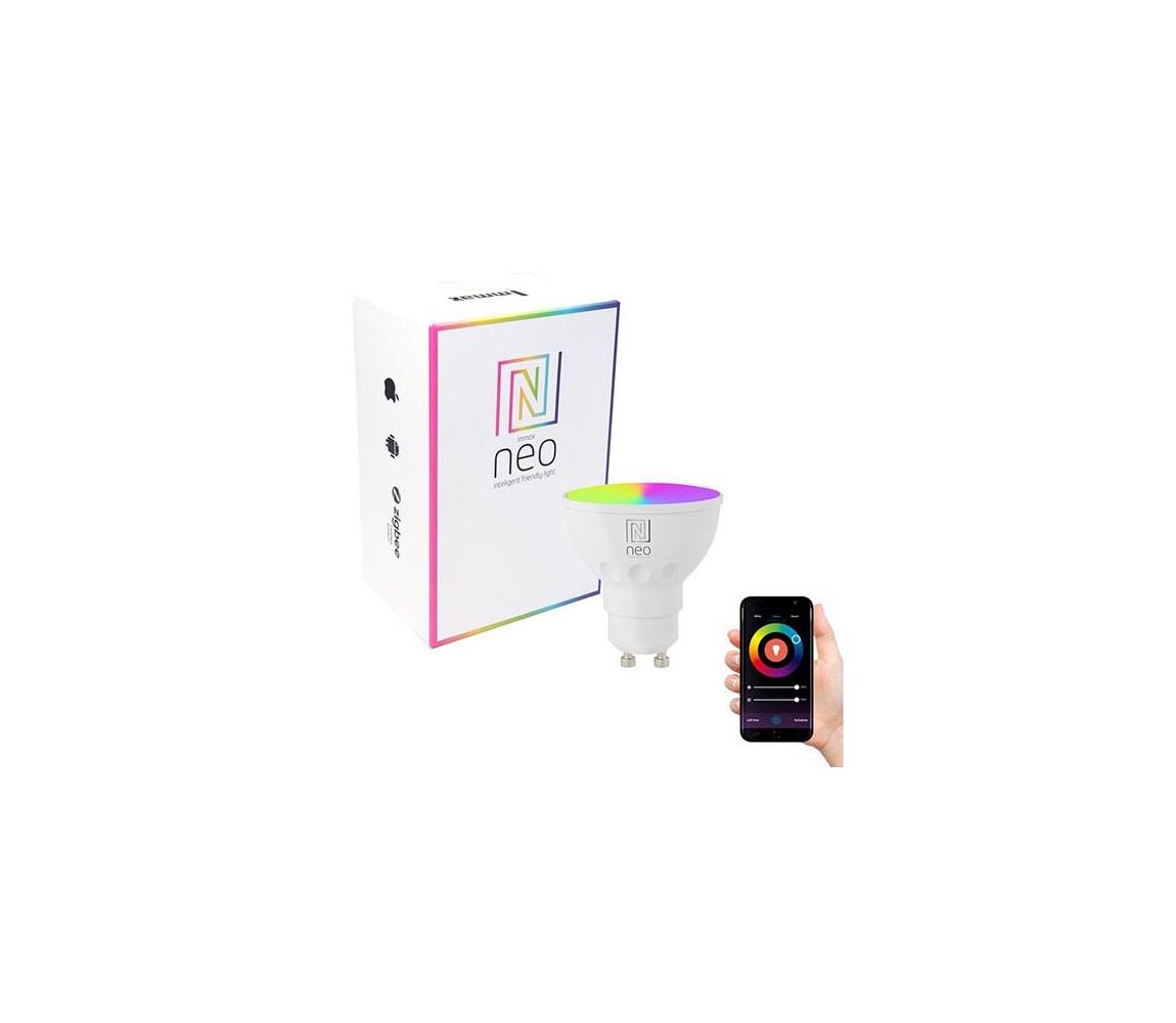 Immax Neo Immax NEO 07724L - LED RGB Stmívatelná žárovka GU10/5,5W/230V 2700K Wi-Fi Tuya IM0817