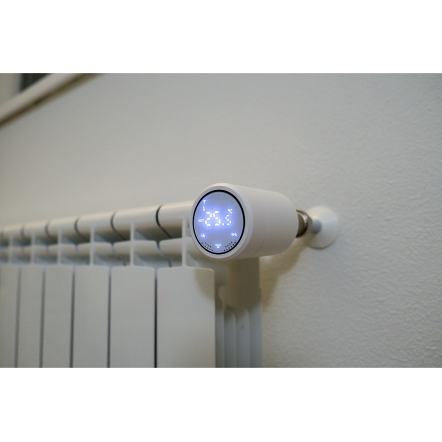 Immax NEO 07732C - SADA 4x Termostatická hlavice + BRIDGE PRO v3 2xAA/3V Wi-Fi Tuya