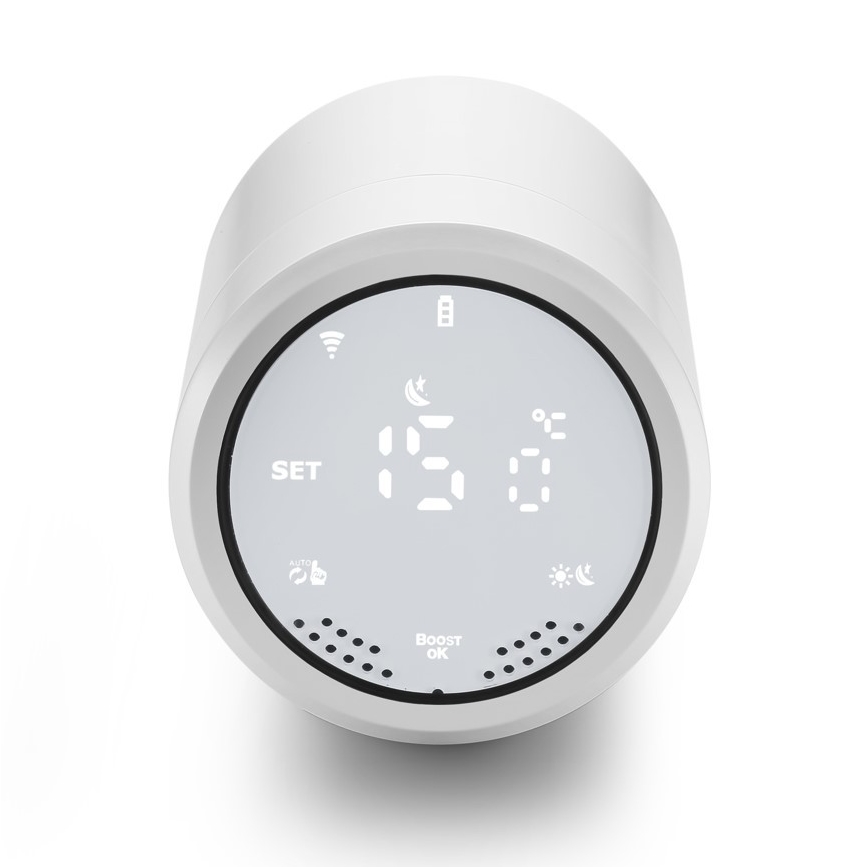 Immax NEO 07732C - SADA 4x Termostatická hlavice + BRIDGE PRO v3 2xAA/3V Wi-Fi Tuya