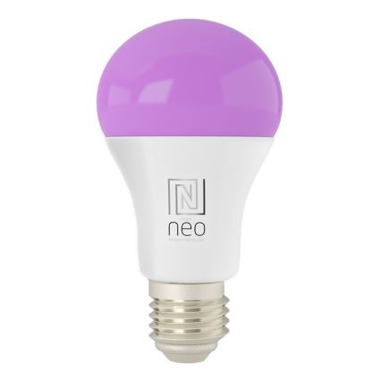 Immax NEO 07733L - LED RGB+CCT Stmívatelná žárovka NEO LITE E27/11W/230V 2700 - 6500K Wi-Fi Tuya