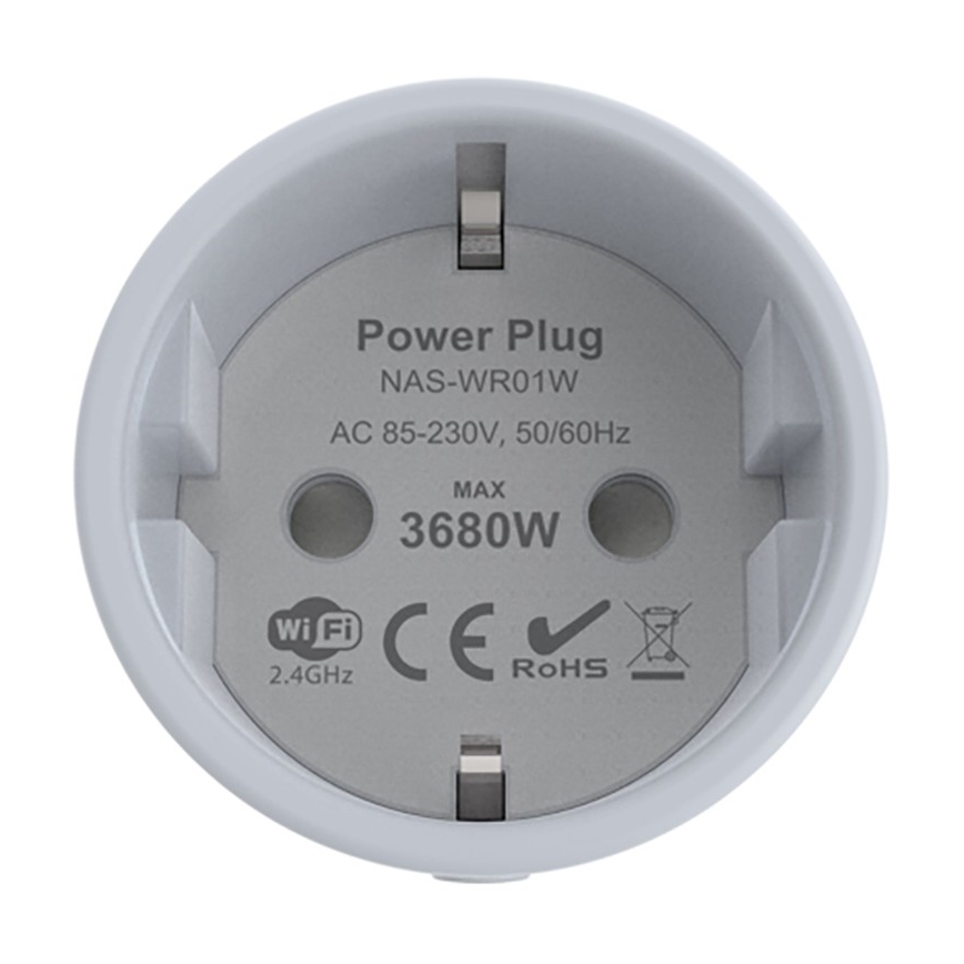 Immax NEO 07737L - Chytrá zásuvka NEO LITE 3680W/230V/16A Wi-Fi Tuya SCHUKO