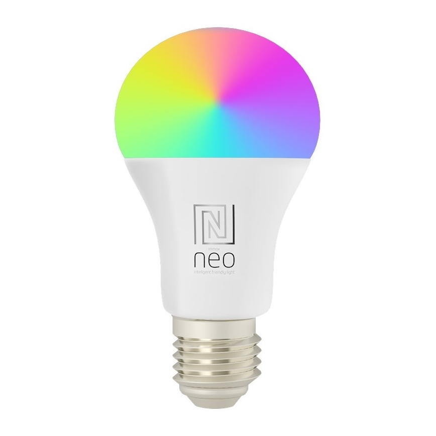 Immax NEO 07743L - LED RGB+CCT Stmívatelná žárovka E27/11W/230V 2700-6500K Tuya
