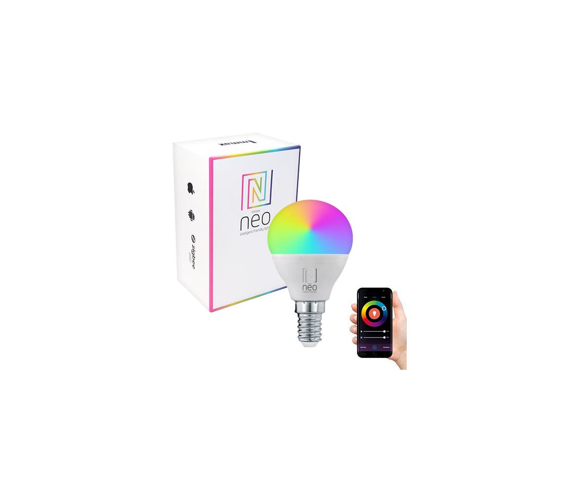  NEO LITE Smart žárovka LED E14 6W RGB+CCT barevná a bílá, stmívatelná, WiFi, P45