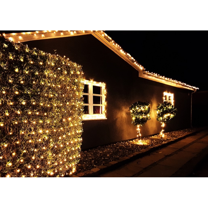 Immax NEO 07749L - LED Stmívatelný venkovní řetěz NEO LITE 200xLED/8 funkcí 23m 2700-6500K IP44 Wi-Fi Tuya