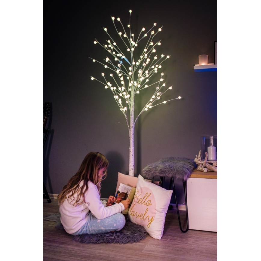 Immax NEO 07750L - LED RGB+CW Stmívatelná venkovní vánoční dekorace NEO LITE LED/7,2W/230V 1,8m IP44 Wi-Fi Tuya strom