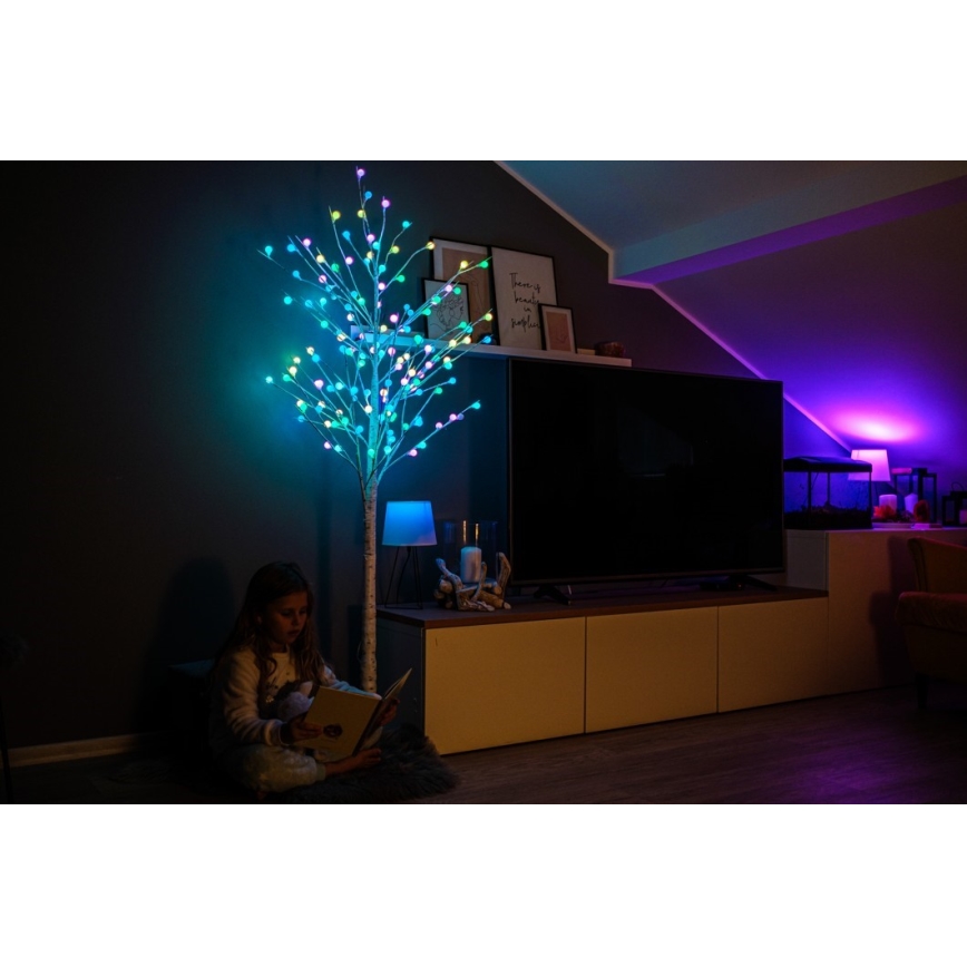 Immax NEO 07750L - LED RGB+CW Stmívatelná venkovní vánoční dekorace NEO LITE LED/7,2W/230V 1,8m IP44 Wi-Fi Tuya strom