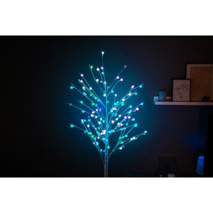 Immax NEO 07750L - LED RGB+CW Stmívatelná venkovní vánoční dekorace NEO LITE LED/7,2W/230V 1,8m IP44 Wi-Fi Tuya strom