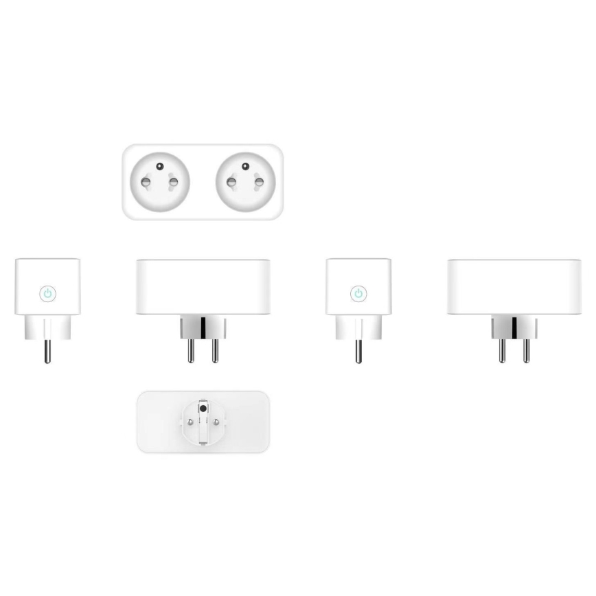 Immax NEO 07751L - Chytrá rozbočovací zásuvka NEO LITE 2x16A/230V Wi-Fi Tuya