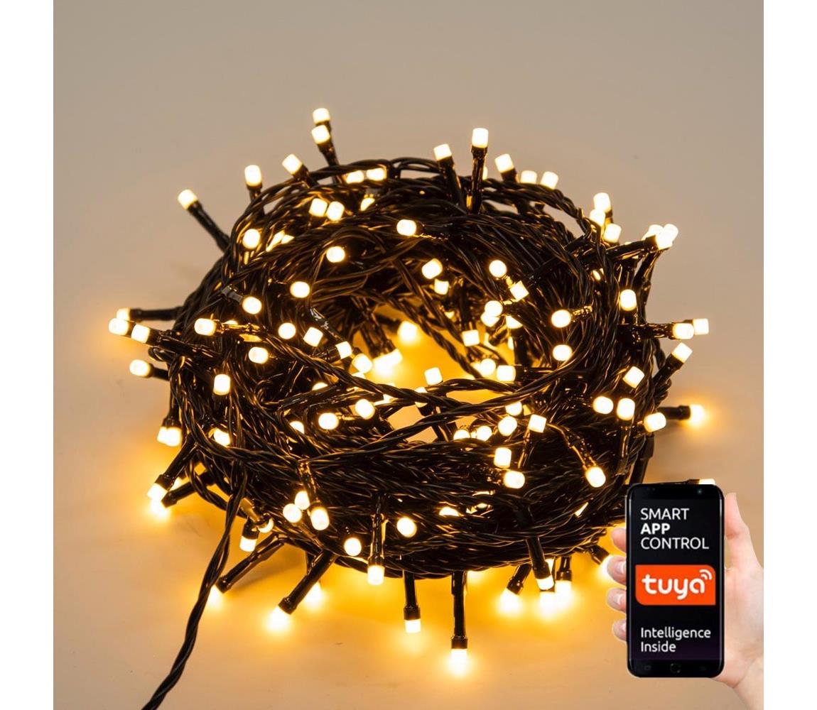 Immax Neo Immax NEO 07755L - LED Vánoční řetěz 400xLED/8 funkcí 43m IP44 Wi-Fi Tuya IM1044