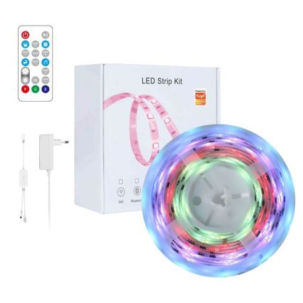 Immax NEO 07791L - LED RGB Stmívatelný pásek NEO LITE LED/18W/230V 5m IP65 MUSIC Wi-FI Tuya + dálkové ovládání