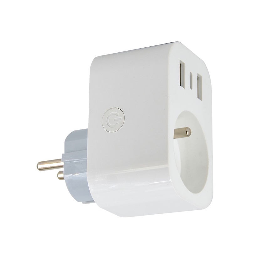 Immax NEO 07799L - Chytrá rozbočovací zásuvka 16A/230V + 2xUSB+1xUSB C Wi-Fi Tuya