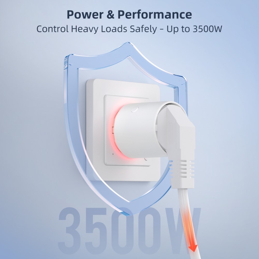 Immax NEO 07812L - Chytrá zásuvka E 3500W Tuya Wi-Fi