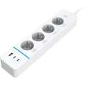 Immax NEO 07821L - Chytrý prodlužovací kabel NEO LITE 4AC+1xUSB+2xUSB C Tuya Wi-Fi