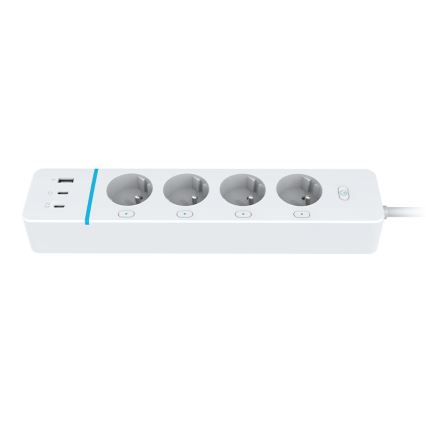 Immax NEO 07821L - Chytrý prodlužovací kabel NEO LITE 4AC+1xUSB+2xUSB C Tuya Wi-Fi