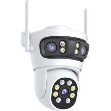 Immax NEO 07823L - Chytrá venkovní kamera se senzorem 2MP+2MP+2MP 5V Wi-Fi