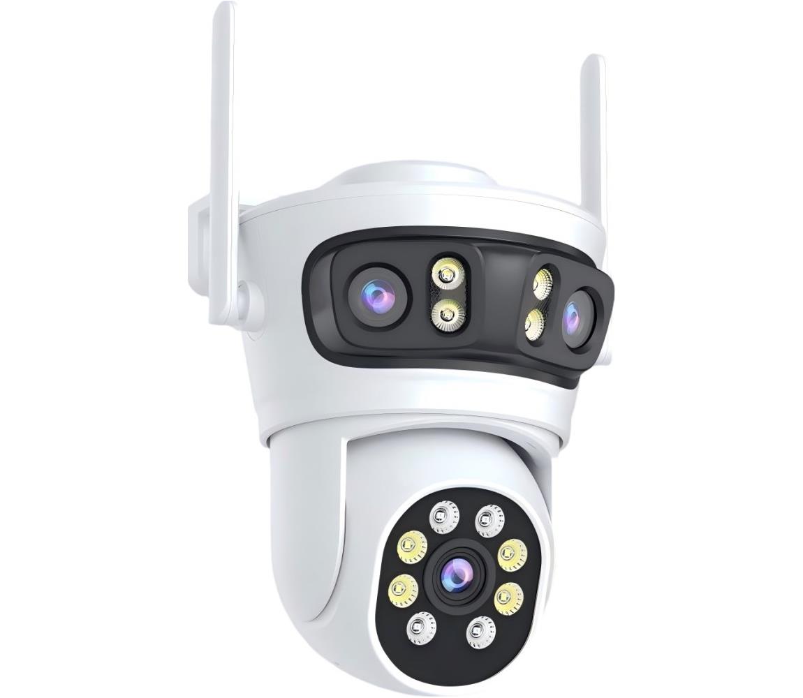 NEO 07823L - Chytrá venkovní kamera se senzorem 2MP+2MP+2MP 5V Wi-Fi 07823L Bílá