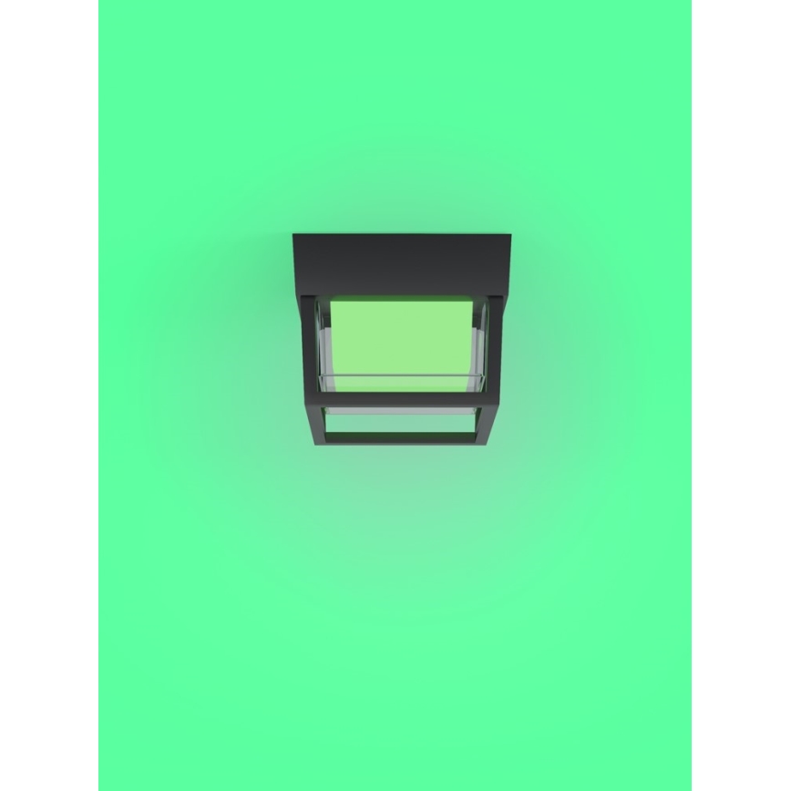 Immax NEO 07901L - LED RGB+CCTW Stmívatelné venkovní nástěnné svítidlo NEO LITE CUBE LED/15W/230V 2700-6500K IP67 Wi-Fi Tuya černá