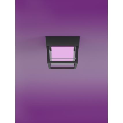 Immax NEO 07901L - LED RGB+CCTW Stmívatelné venkovní nástěnné svítidlo NEO LITE CUBE LED/15W/230V 2700-6500K IP67 Wi-Fi Tuya černá