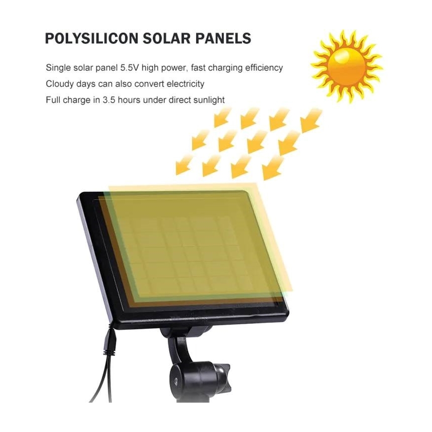 Immax NEO 07903L - LED RGB Stmívatelné solární svítidlo REFLECTORES 4xLED/1W/5,5V IP65 Tuya