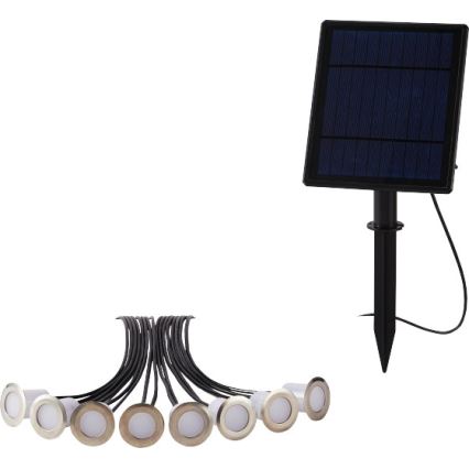 Immax NEO 07905L - LED RGB Stmívatelné solární svítidlo ESTRELAS 8xLED/0,25W/5V IP65 Tuya 2200 mAh