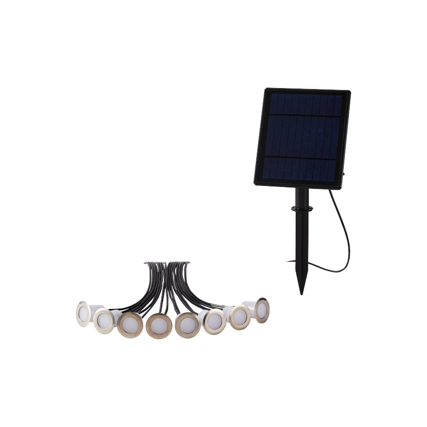 Immax NEO 07905L - LED RGB Stmívatelné solární svítidlo ESTRELAS 8xLED/0,25W/5V IP65 Tuya 2200 mAh