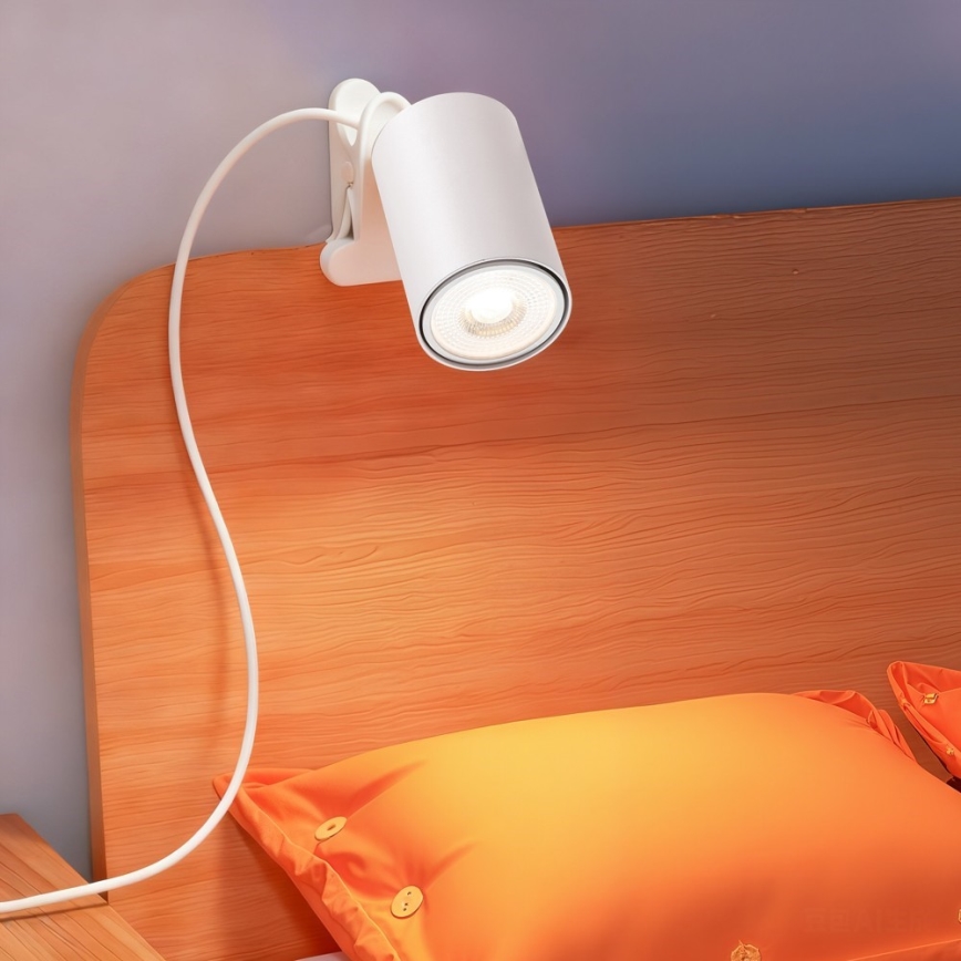 Immax NEO 08292L - Lampa s klipem PUNTO 1xGU10/9W/230V bílá
