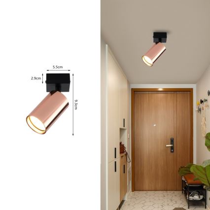 Immax NEO 08301L - Bodové svítidlo PUNTO 1xGU10/9W/230V rose gold