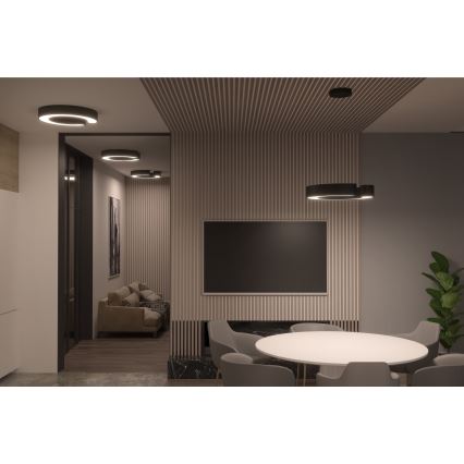 Immax NEO 7134 - LED SMART Stmívatelný lustr na lanku CÉČKO LED/43W/230V + dálkové ovládání 60 cm Tuya ZigBee