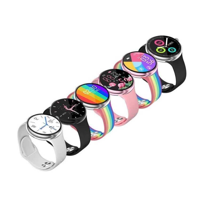 Immax NEO 9040 - Chytré hodinky Lady Music Fit 300 mAh IP67 růžová