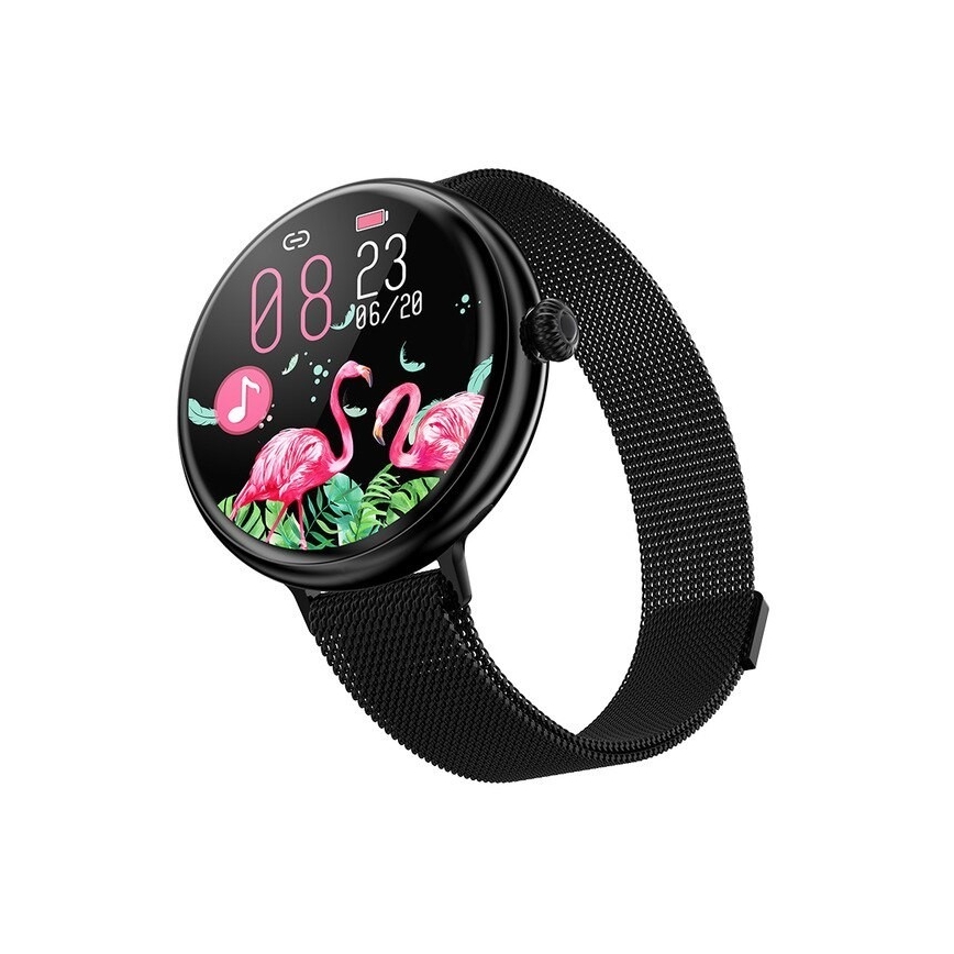 Immax NEO 9041 - Chytré hodinky Lady Music Fit 300 mAh IP67 černá